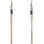 SwingKing Turnringe, rot, für Gartenspielgeräte, mit Seilen und Aufhängung.