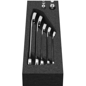 Matador Ringmaulratschenschlüssel-Satz, 9-teilig, gebogen, im Werkzeug-Set