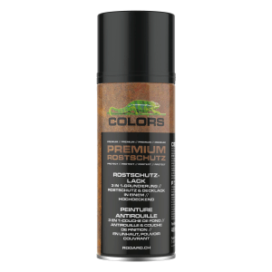 COLORS 3in1 Rostschutzlack Spraydose Schwarz Glanz