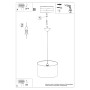 Montageanleitung für Sollux Lighting Pendelleuchte Princess 40, Lampen & Leuchten.