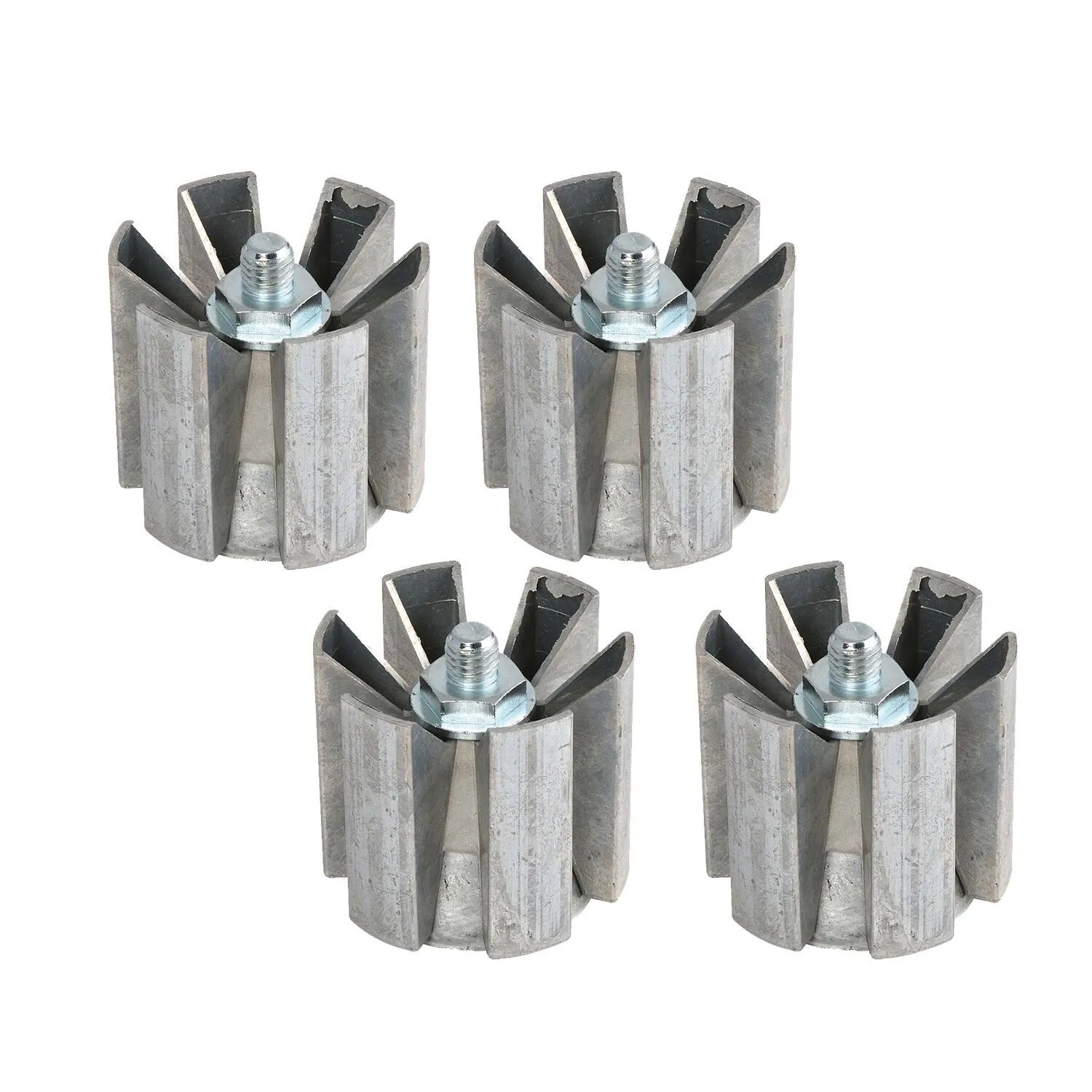 vasalat Set Camar Befestigungsteil für Adapterscheibe & Tischbein Ø 60 mm 4 Stück