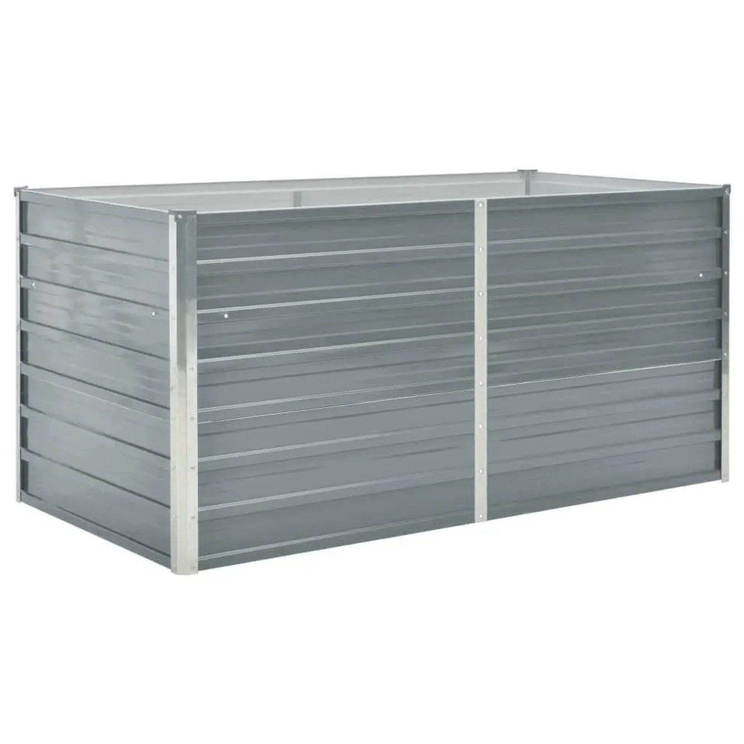 Furnicato Hochbeet 160 X 80 X 77 Cm Verzinkter Stahl Grau