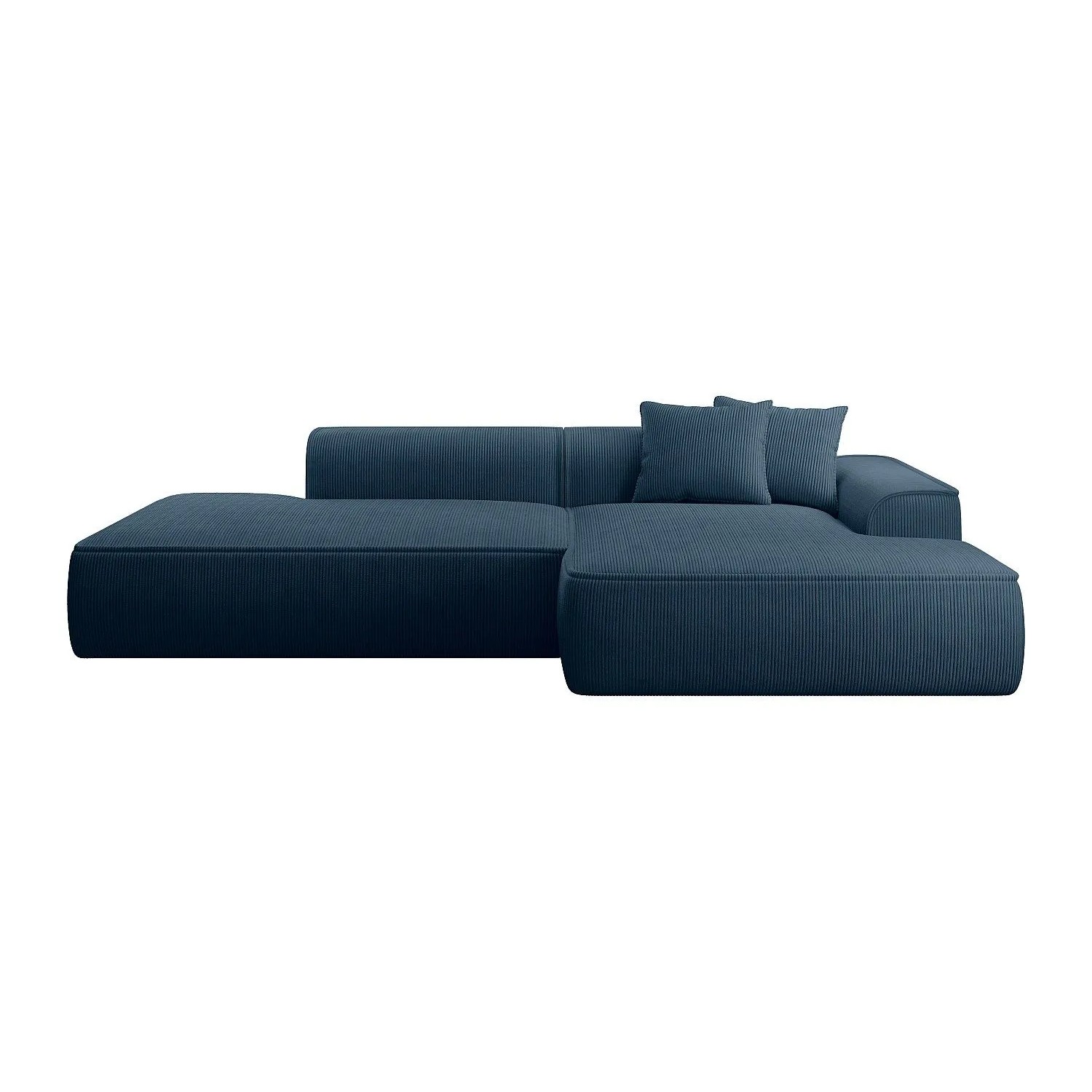 Vente-unique Sofa Ohne Schlafmöglichkeit Erynel Blau 305 cm