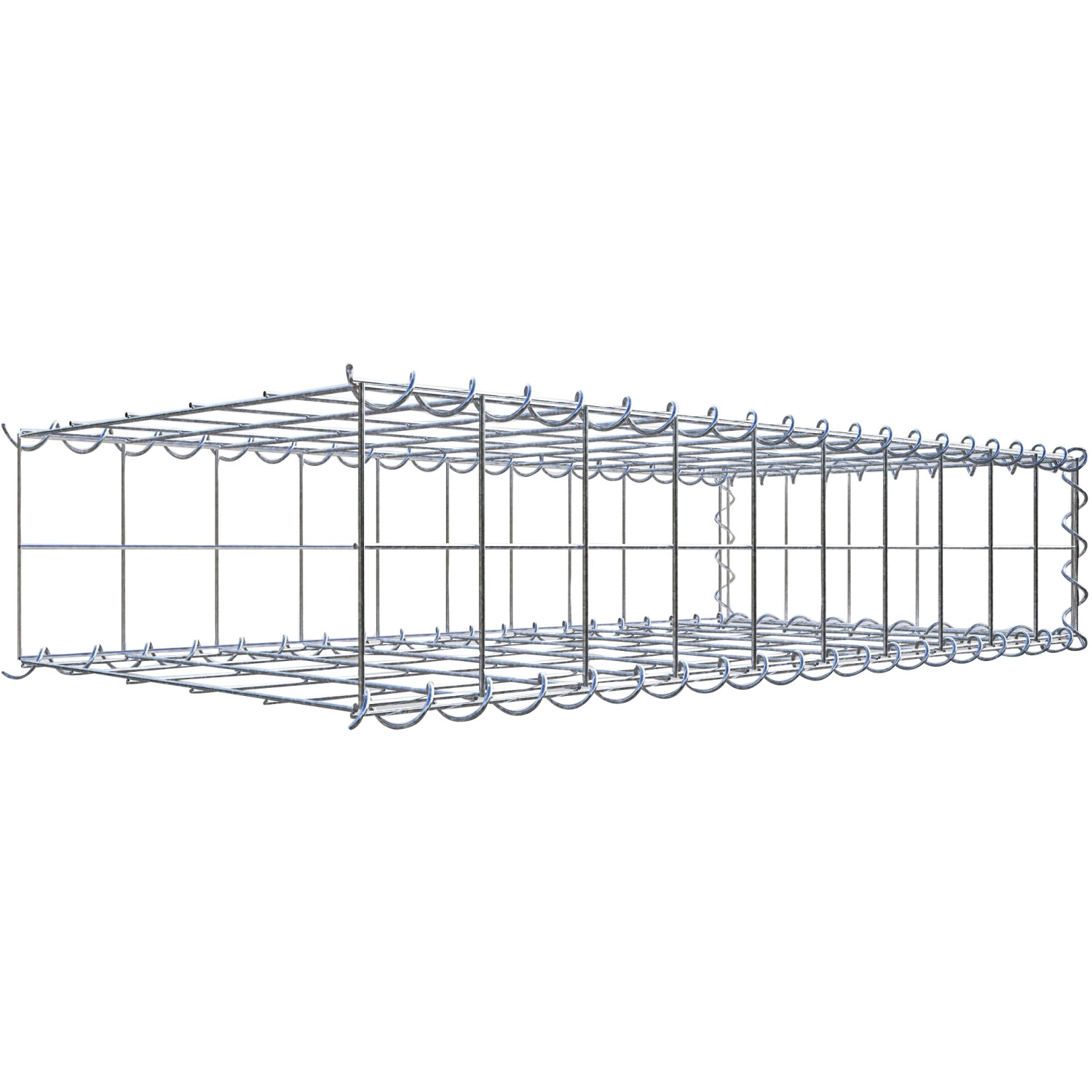 Gabiona Gabione-Anbaukorb Typ 2 20 x 100 x 50 cm Maschenw 10 x 10 cm