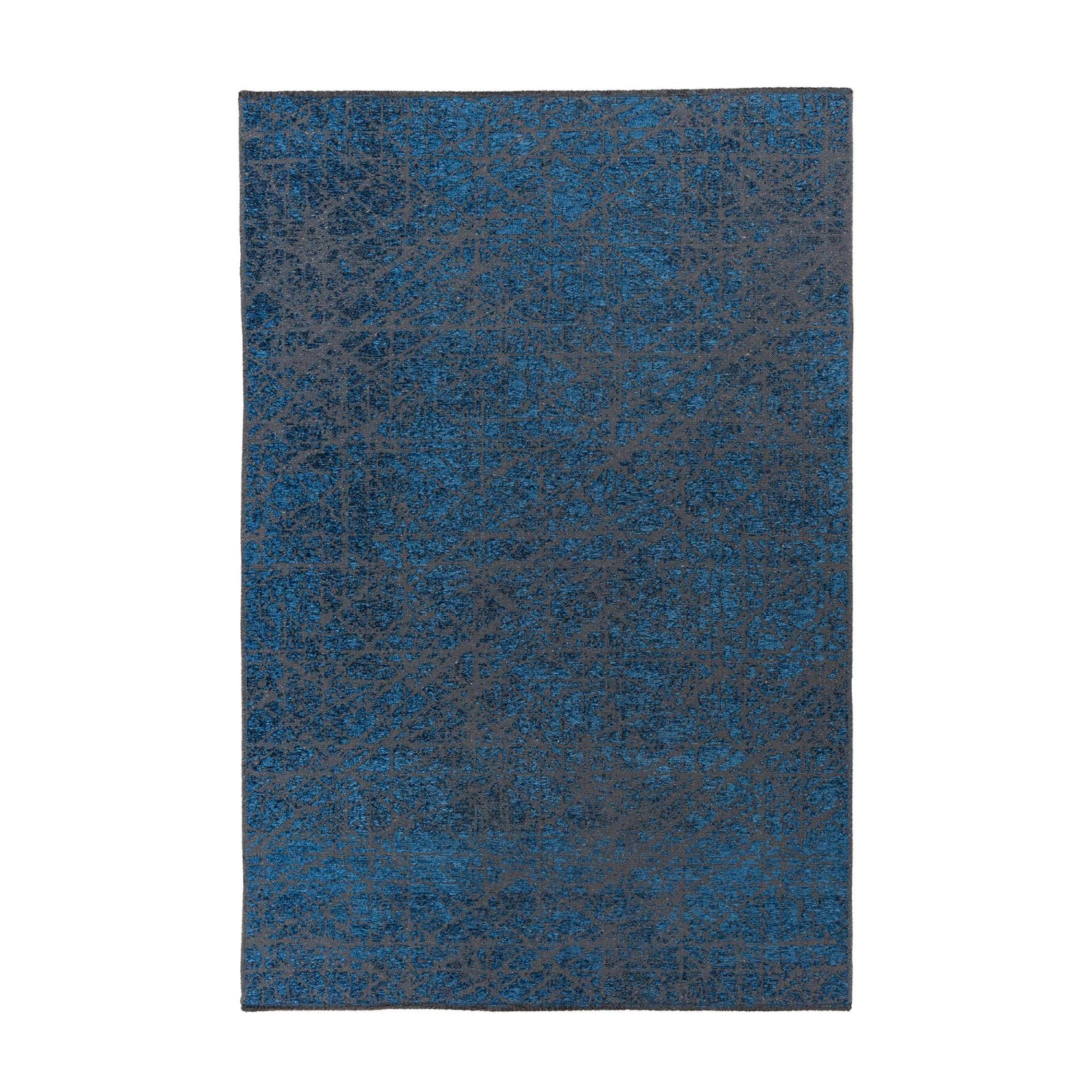 MeGusta Kurzflor Teppich Klassisch Modern Blau 120x170 cm Cristina günstig online kaufen