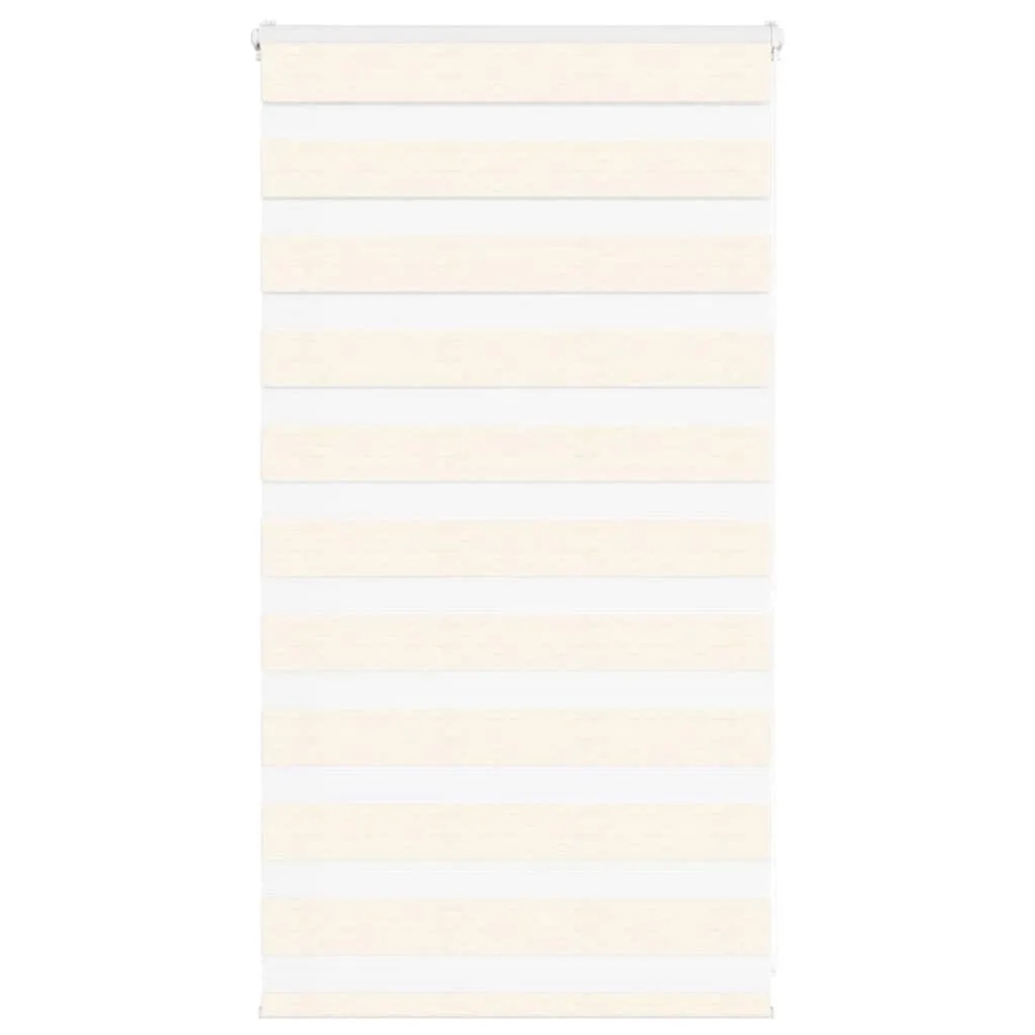 vidaXL Doppelrollo Marmorbeige 75x100 cm Stoffbreite 70,9 cm Polyester 4014620