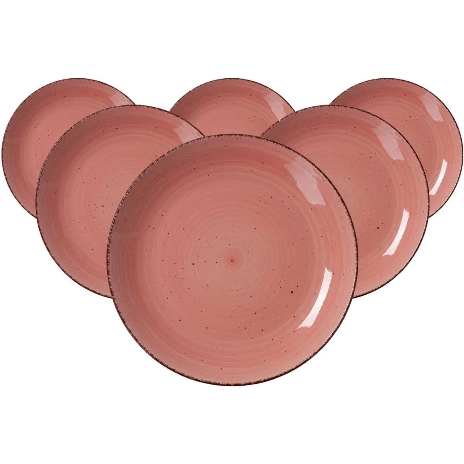 Ritzenhoff & Breker Happy Speiseteller 27 cm 6er Set Rot