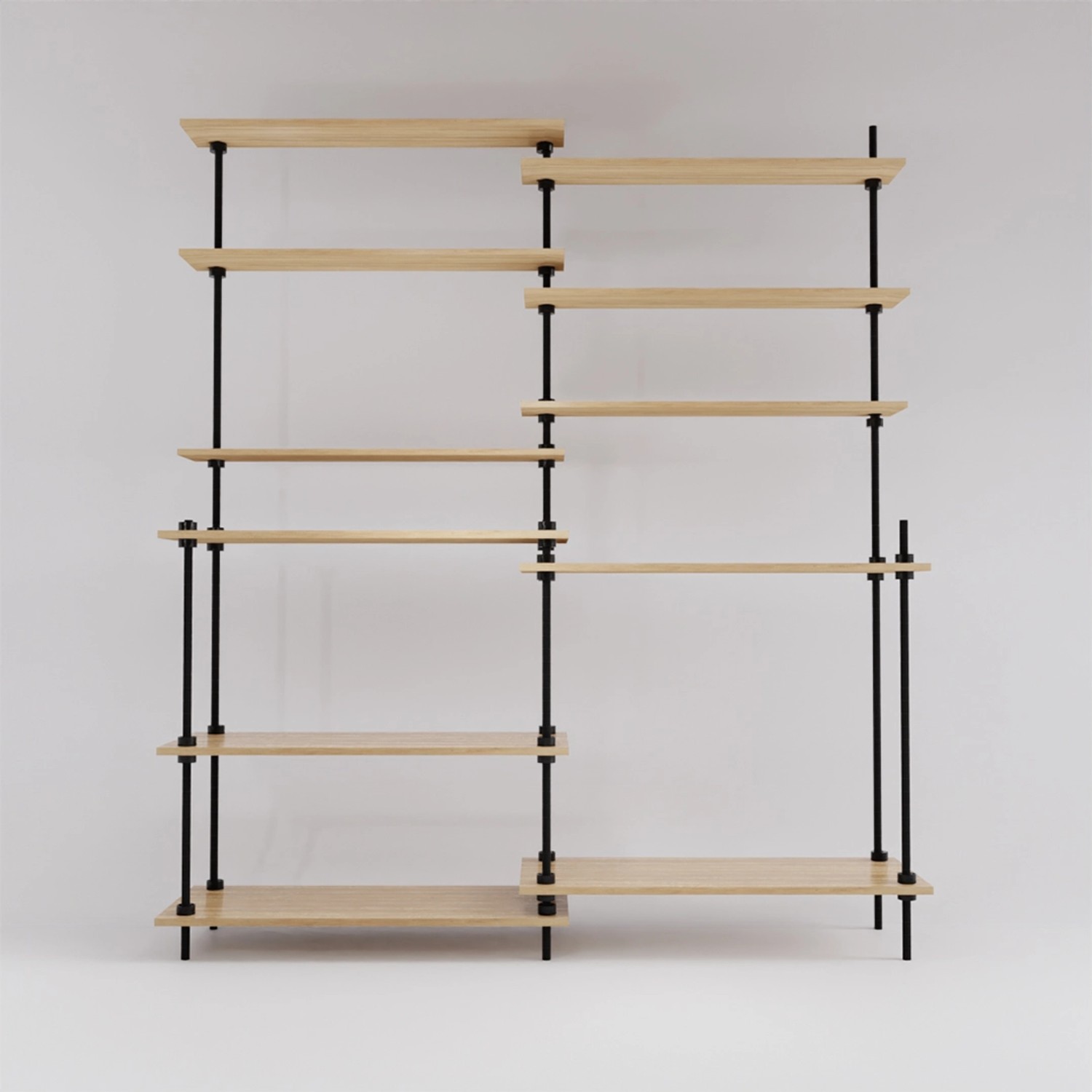 Ar Shelving Deco Set 185 x 160 x 17 5/35 cm