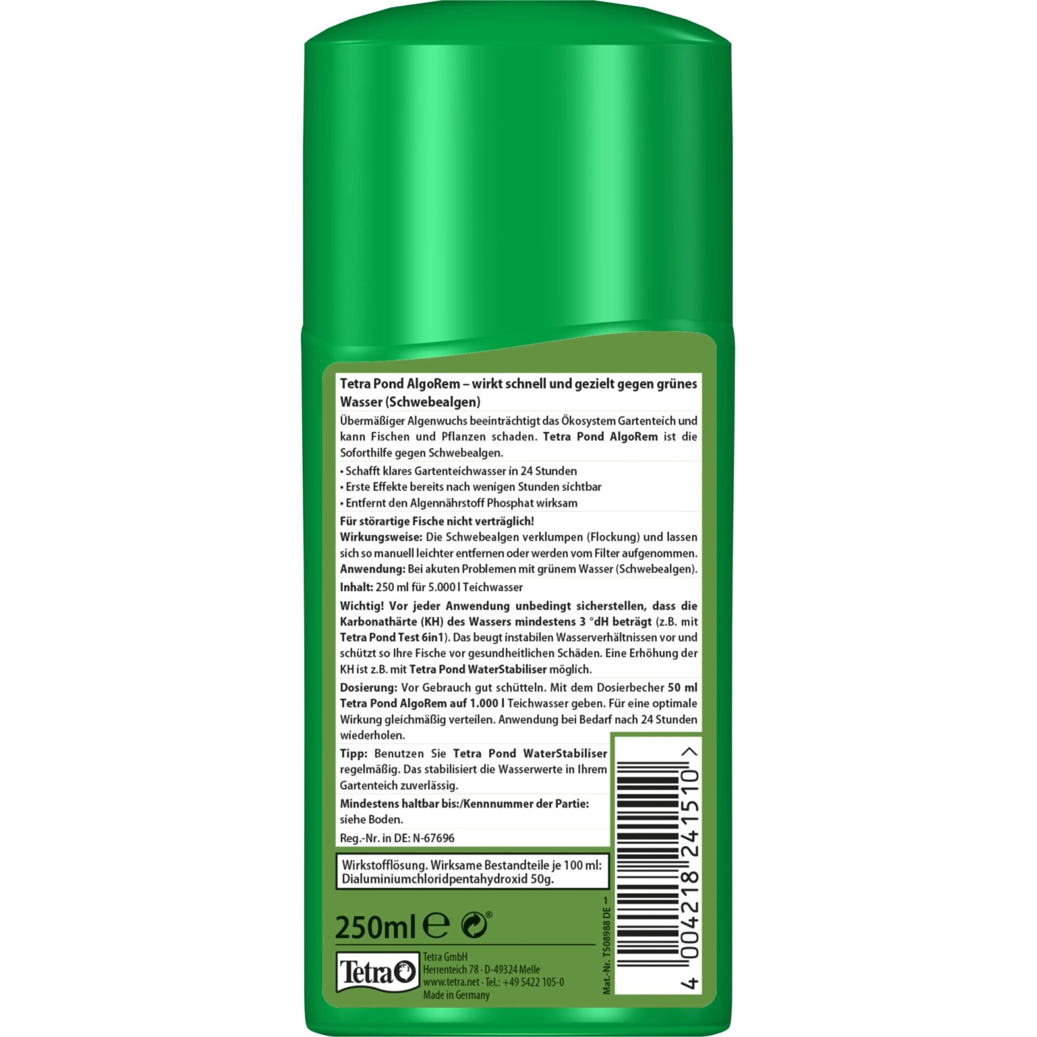 Tetra Pond Algenmittel AlgoRem 250 ml kaufen bei OBI