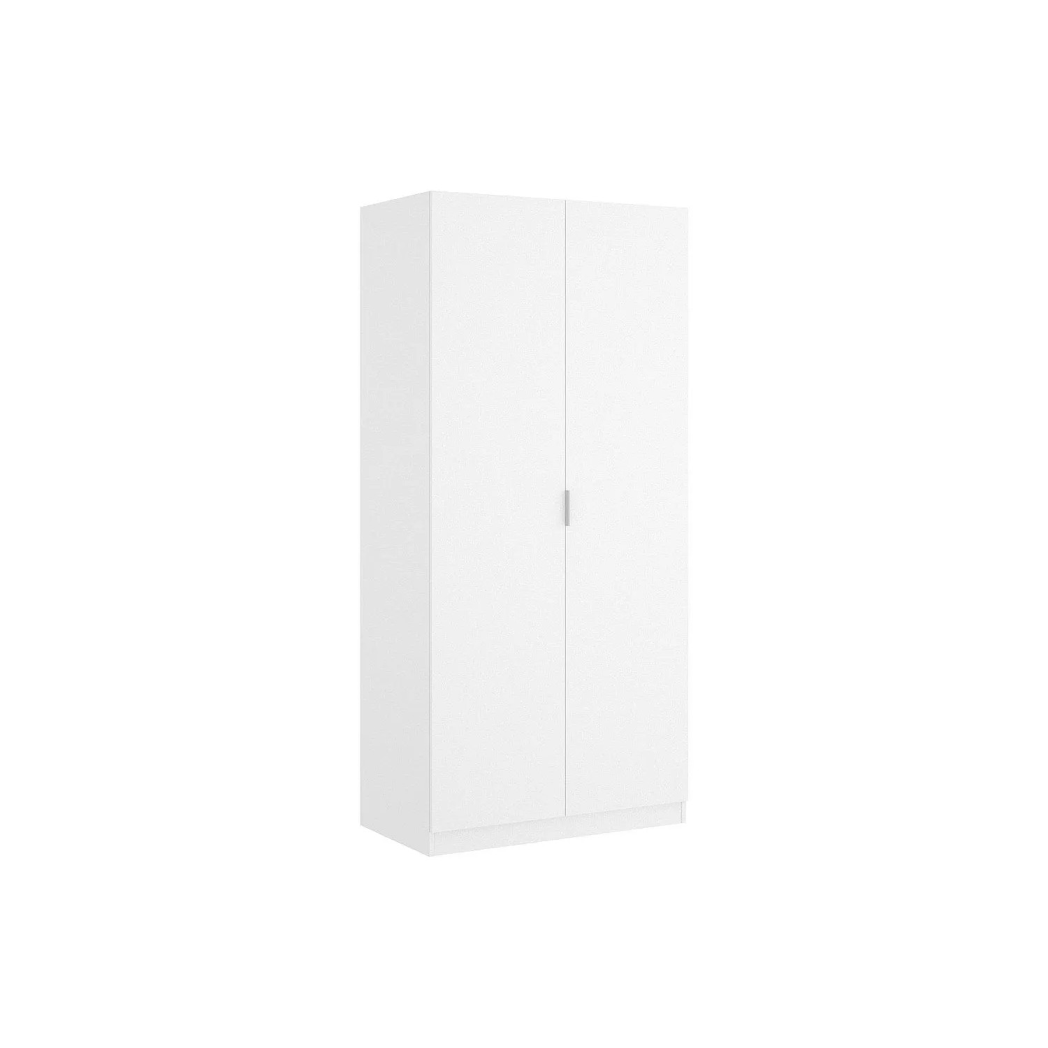 Vente-unique Kleiderschrank Listowel Weiß 81 cm