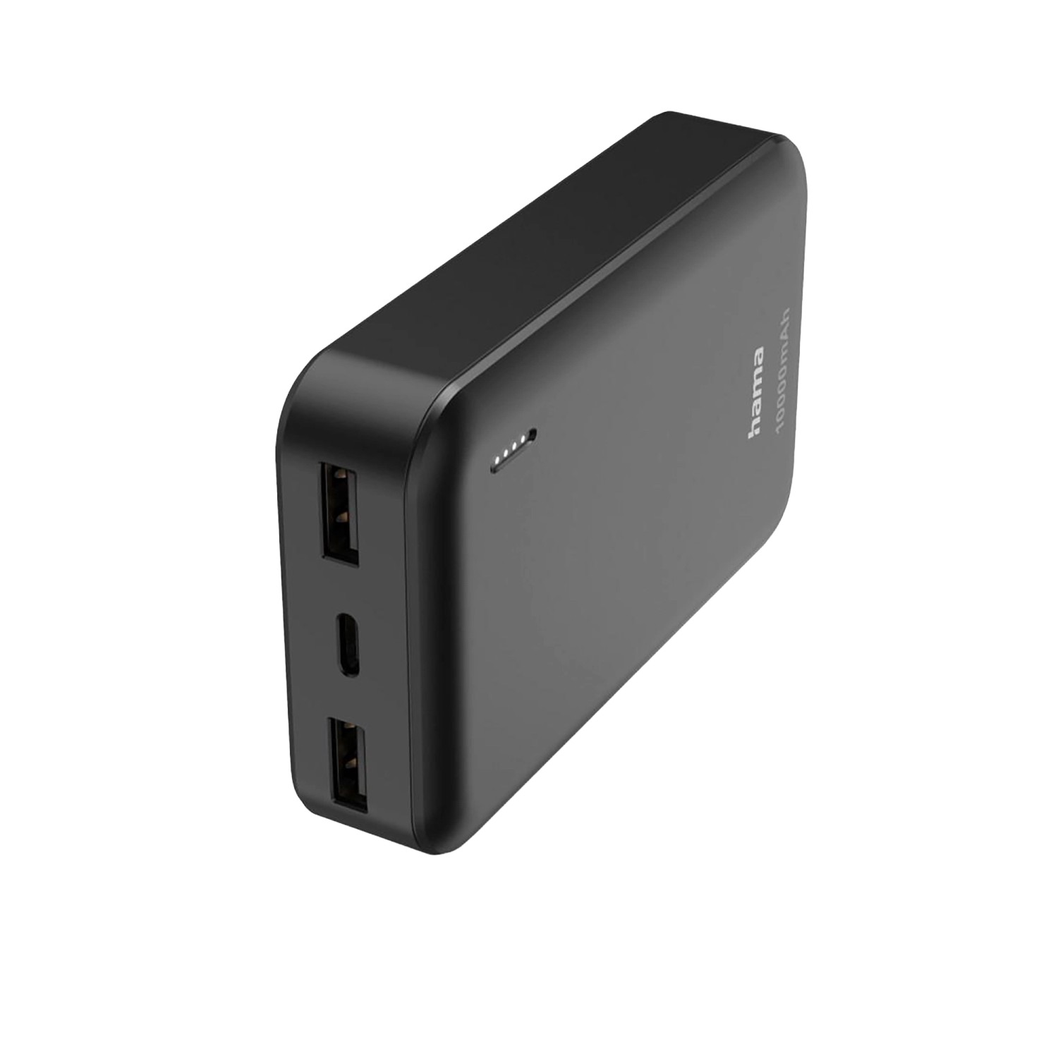 Hama Power Pack Pocket 10 mit 2 USB-A Ausgängen 10.000 mAh Anthrazit