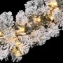 vidaXL Weihnachtsgirlande mit LED-Leuchten Grün 10 m PVC 4019670_6