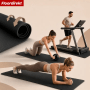 Floordirekt Bodenschutzmatte Sparta als Unterlage für Fitnessgeräte und Gymnastik, 200x90 cm.