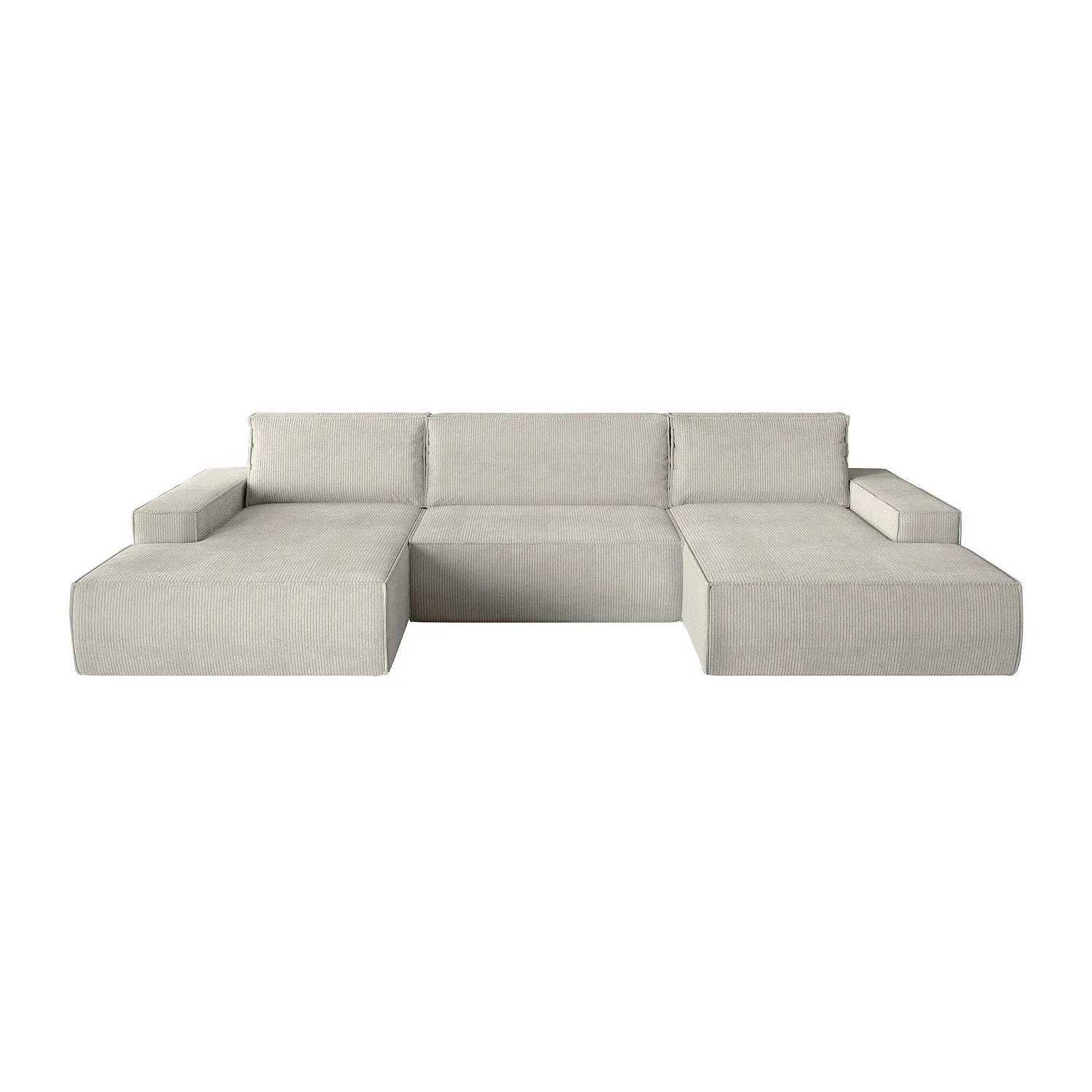 Vente-unique Schlafsofa Amelia Beige 358 cm