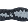 Sohle des New Balance Cremorne S3L Sicherheitsschuhs in Schwarz-Grau. Arbeitsschuh mit rutschfester Sohle.