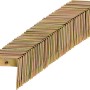 50 Stück gelb verzinkte Stuhlwinkel 40x40x15 mm für Holzkonstruktionen.