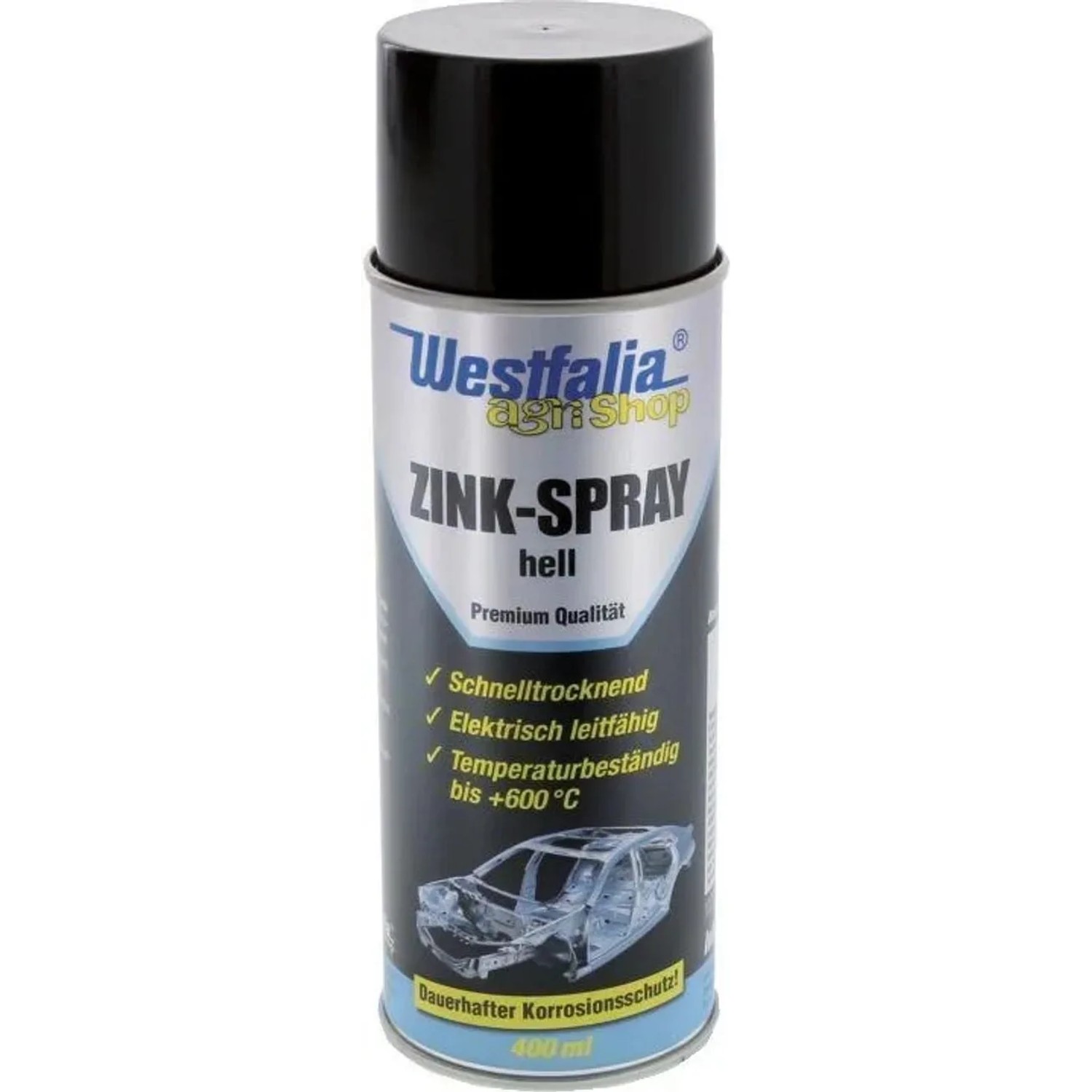 Westfalia Zink-Spray Hell 400 ml Silber