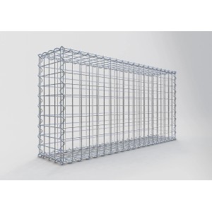 Gabiona Gabionenkorb, 50x100x20 cm, Maschenweite 5x5 cm, Drahtkorb für Einfassungen und Mauersysteme.