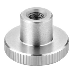 SOTECH 4er Set Rändelmutter M6 Edelstahl V2A SS304 Hohe Form DIN 466 Griffmutter
