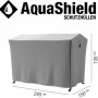 Hellgraue Siena Garden Schutzhülle AquaShield für Hollywoodschaukel, 240x150x135cm.