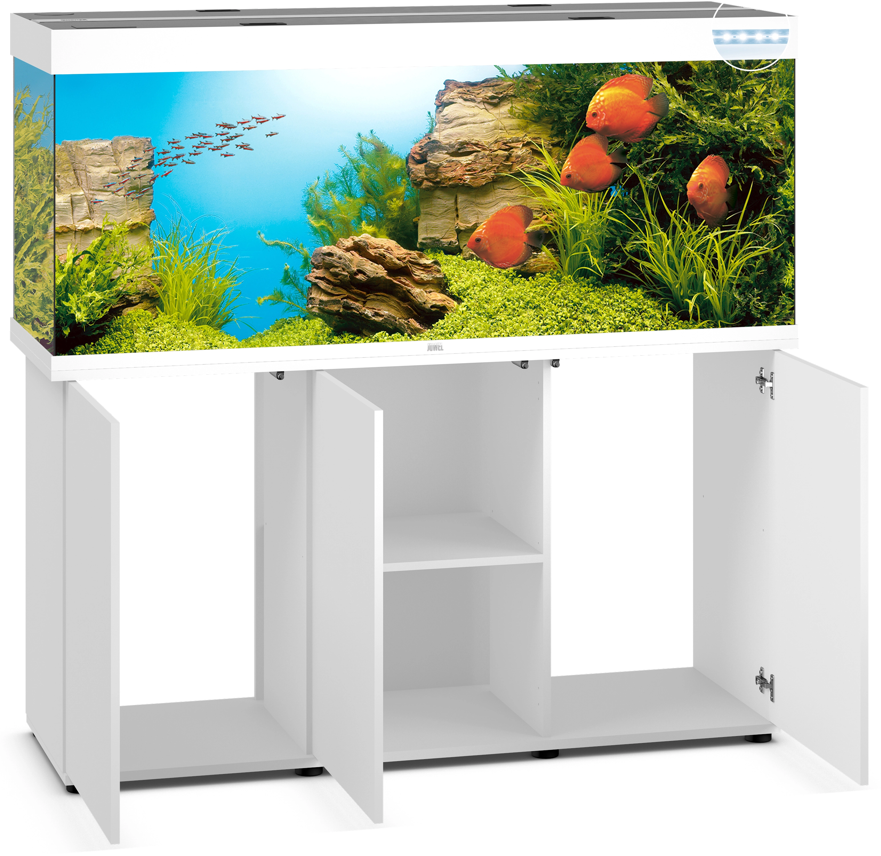 Juwel Aquarium-Set Rio LED SBX Weiß 450 l inkl. Unterschrank kaufen bei OBI