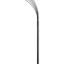 Moderne, schwarze Reality LED Stehleuchte Reed mit fünf Leuchtenarmen für Wohnräume.