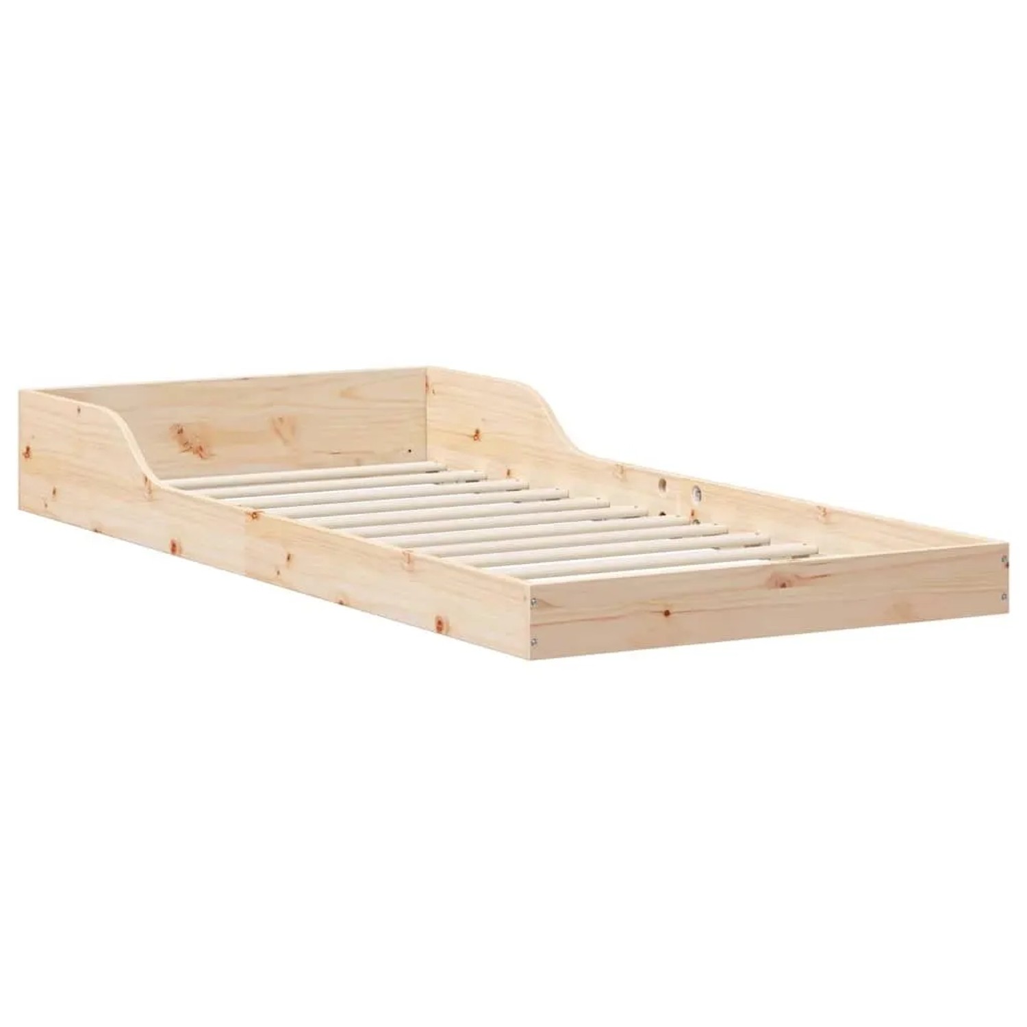 vidaXL Bettrahmen Braun 80 x 200 cm Massives Kiefernholz 873334