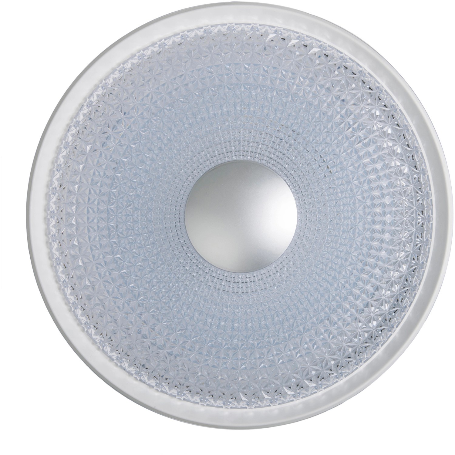 Runde, dimmbare LED-Deckenleuchte Boise (51 cm) von Näve mit Farbwechsel und weißem Acryl-Diffusor.