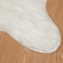 vidaXL Kunstschaffell Teppich Tafalla Weiß 60 x 90 cm Polyester 42021475_7
