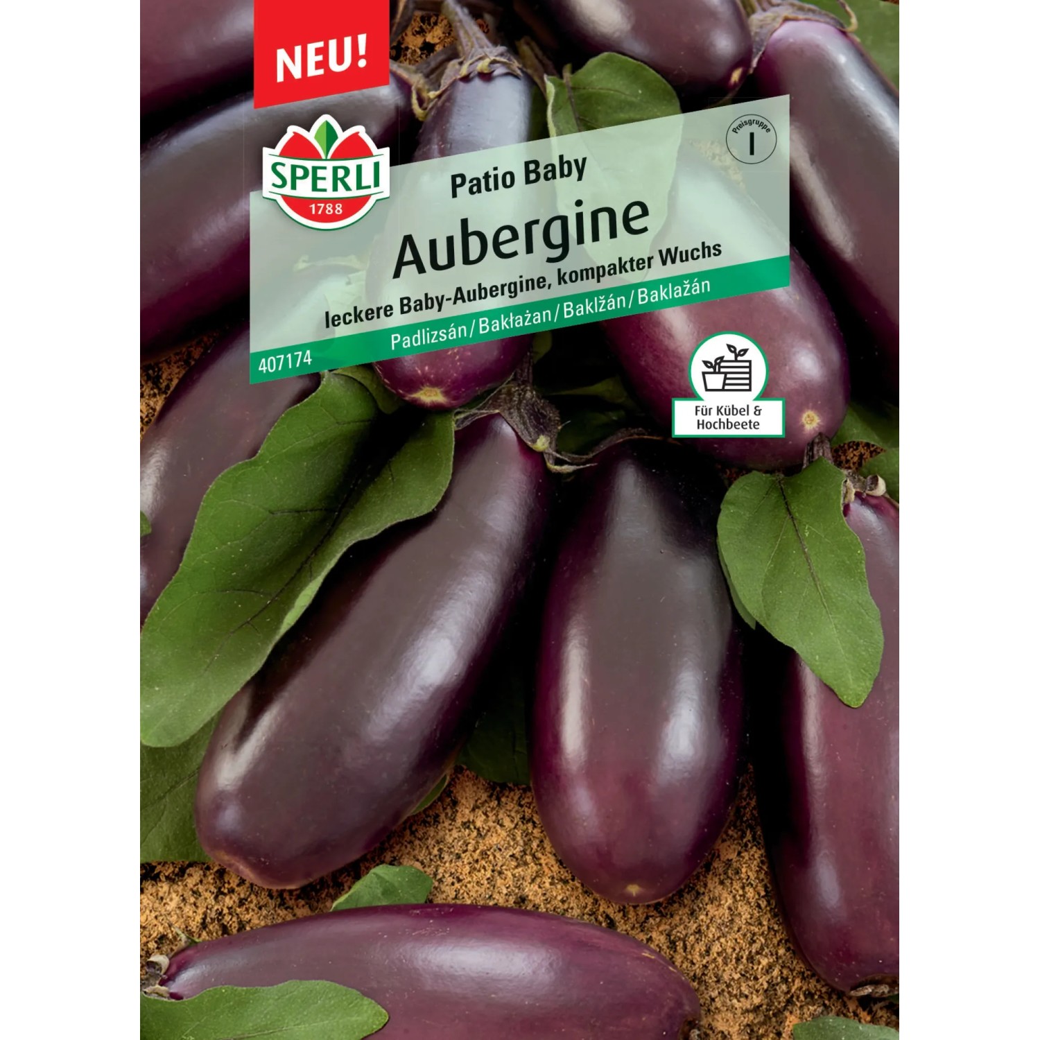 Sperli Aubergine "Patio Baby" F1-Hybride