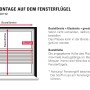 Anleitung: Gardinia Plissee Concept Montage am Fensterflügel. So messen Sie richtig.