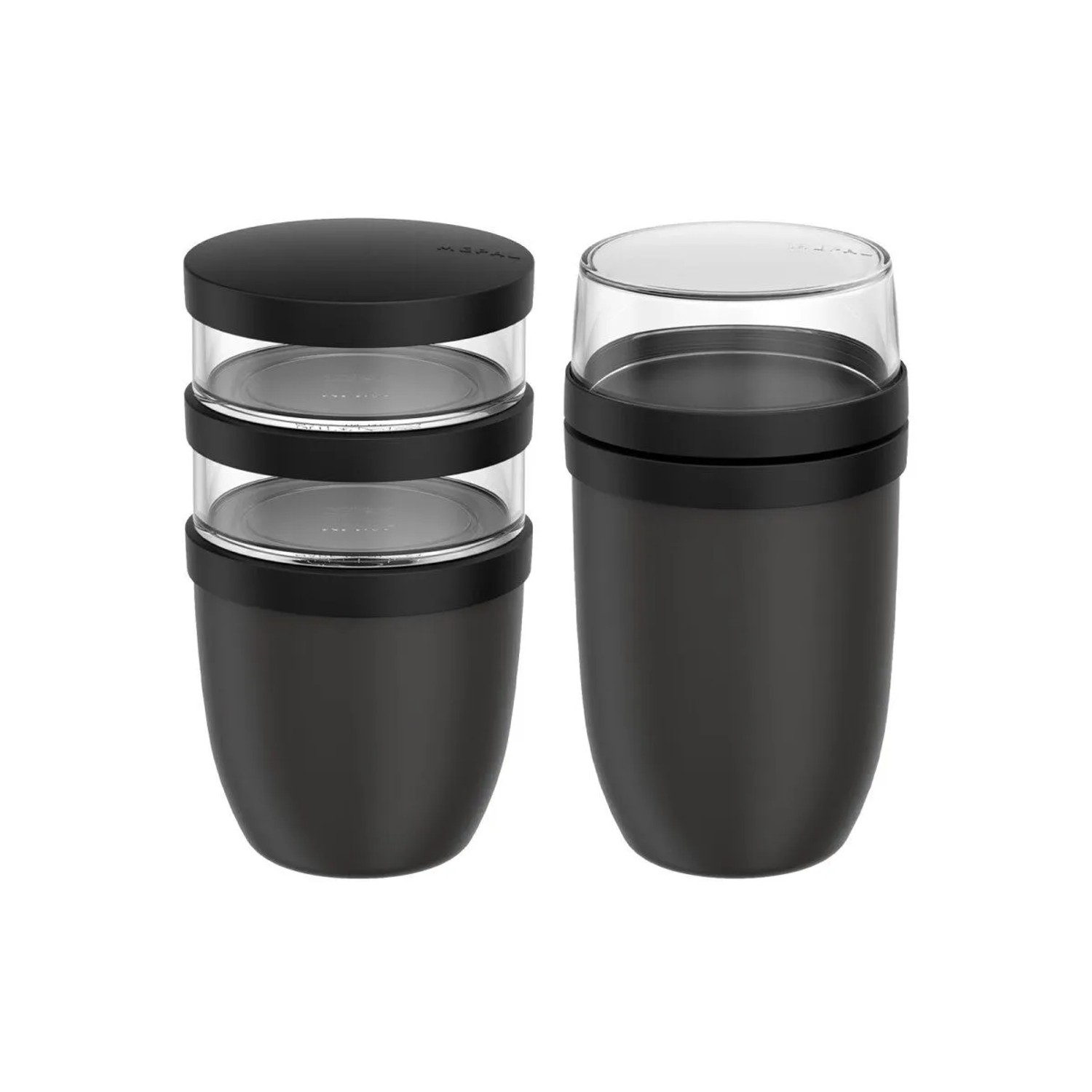 Mepal Ellipse Lunchpot-Set XL 2-teilig Nordic Black
