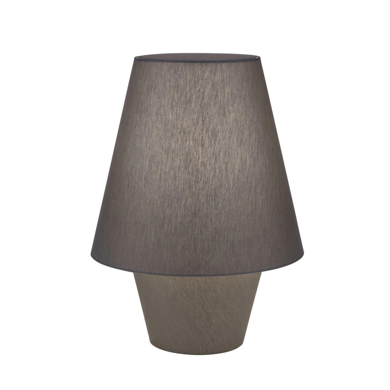 Orion Leuchten Tischleuchte Twins Medium 1 x E27 Grau günstig online kaufen