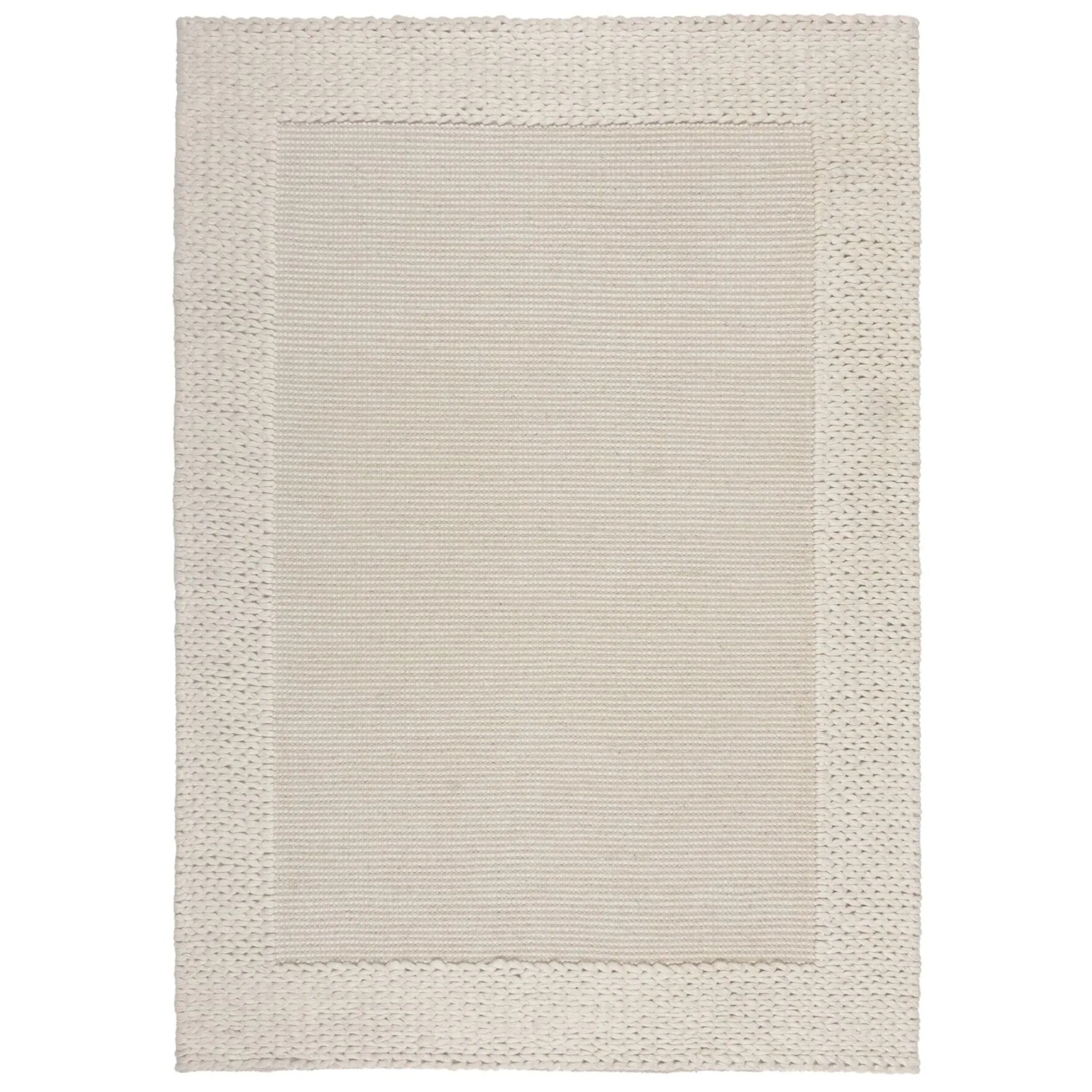 Flair Rugs Wollteppich Rue 160 cm x 230 cm Natural