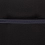 Dunkelgraue Beo Sitzauflage Trier, 6er-Set für Niedriglehner, mit Gummiband.