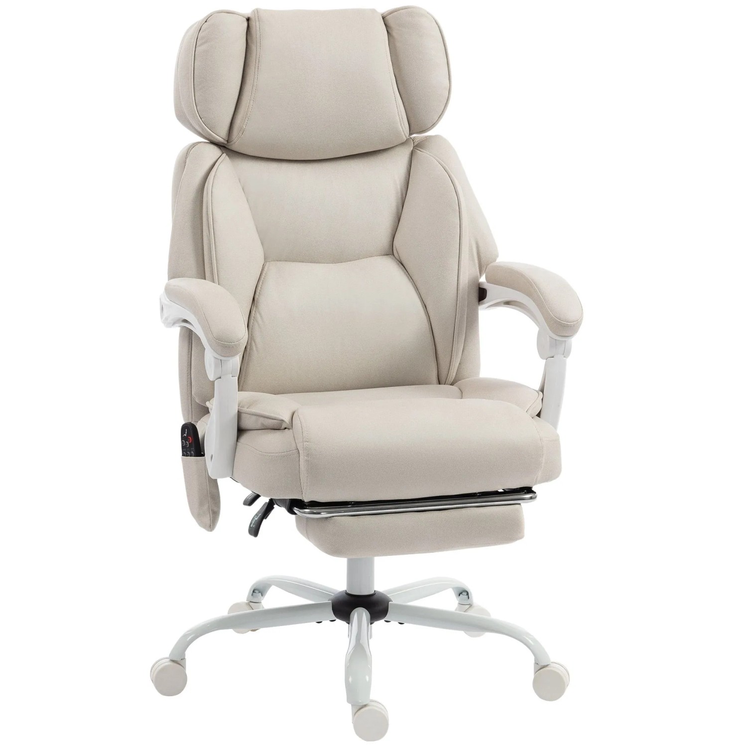 HOMCOM-Bürostuhl mit Massagefunktion-70cm x 75,5cm x 122,5cm