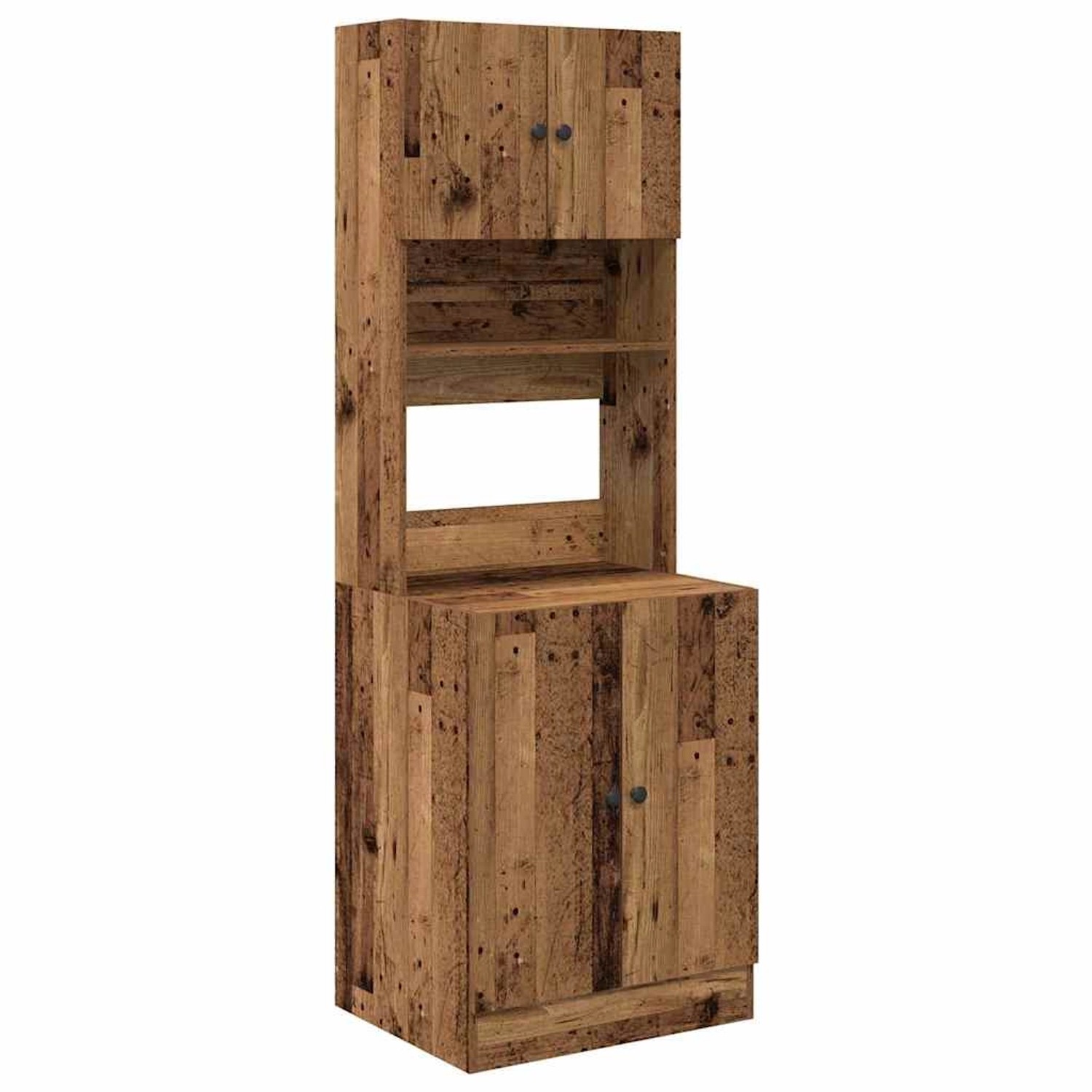vidaXL Küchenschrank mit Regal Altholz 60 x 50 x 180 cm Holzwerkstoff 33655 günstig online kaufen