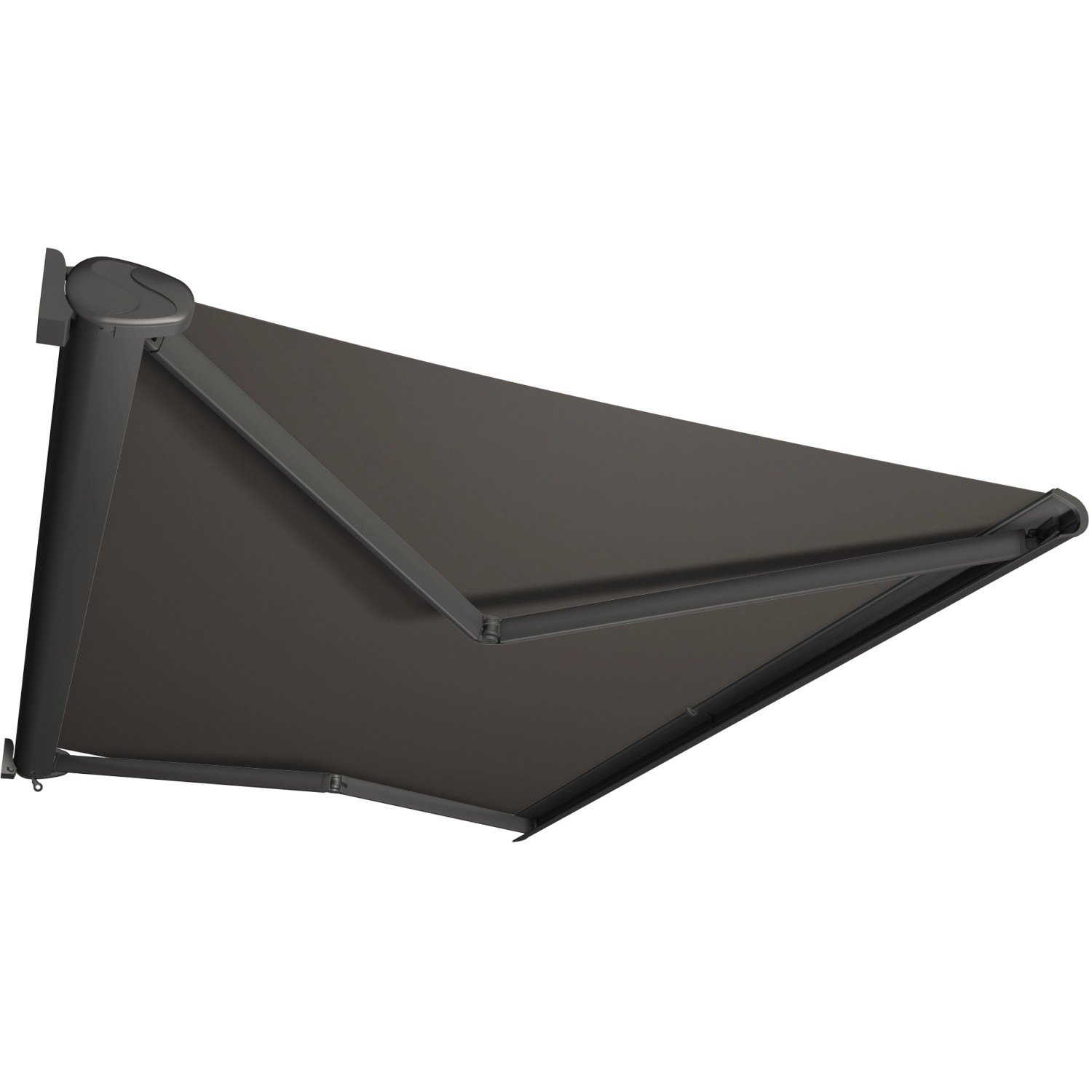 Kassettenmarkise Perform 300 x 200 cm Gestell Anthrazit Tuch Grau