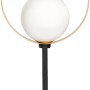 Ledvance Tischleuchte Decor Memphis, schwarz-gold, 36,5 cm. LED-Tischlampe mit G9 Fassung.