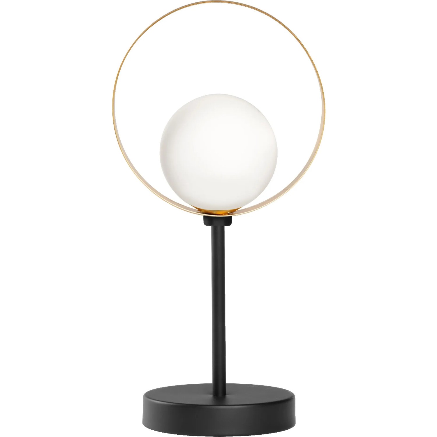 Ledvance Tischleuchte Decor Memphis, schwarz-gold, 36,5 cm. LED-Tischlampe mit G9 Fassung.