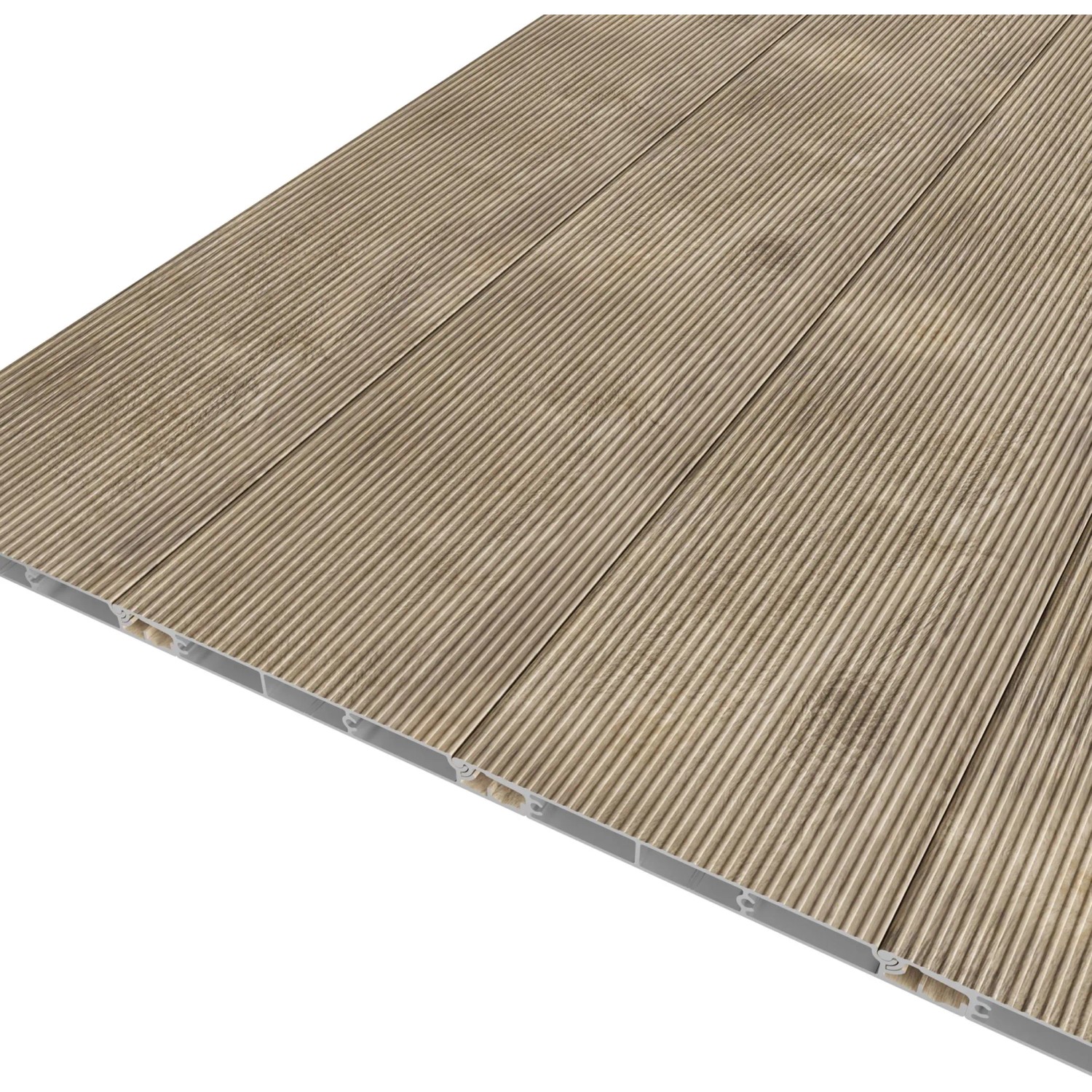 Terassendiele DreamDeck Alu Eiche 1,3 x 13,6 x 600 cm
