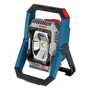 Bosch Professional 18V Akku-Lampe GLI 18V-2200 C Solo, Baustellenlampe mit LED, blau/schwarz