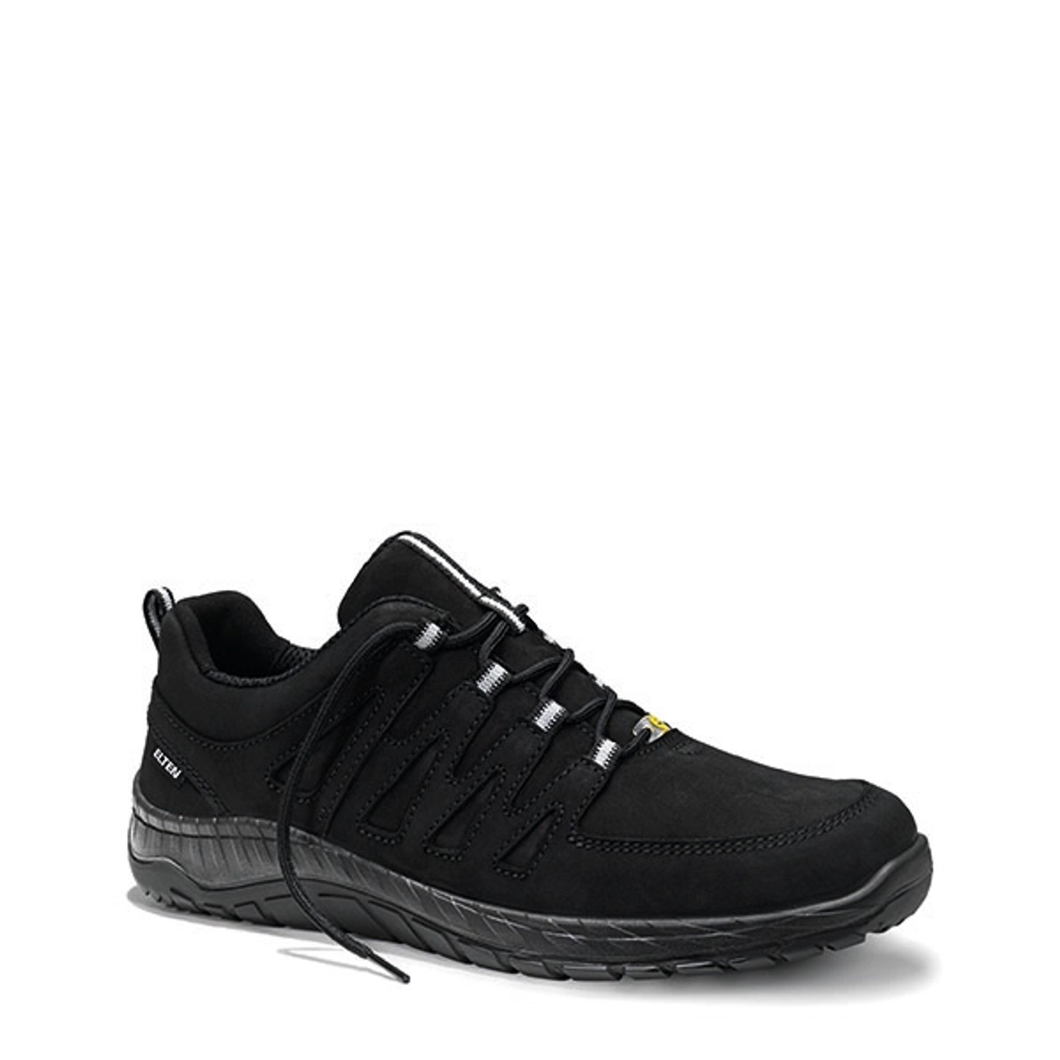 Elten Berufshalbschuh Maddox Black Leather Low Esd O2 Gr. 41
