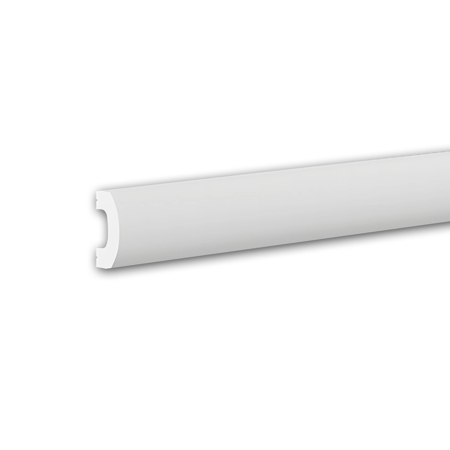 PROFHOME 651815 Wandleiste Friesleiste Zierleiste Stuckleiste 2 m 200 cm x 2 cm x 4 cm Weiß