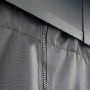 Detailaufnahme: Dunkelgraues Palram Canopia Seitenteil mit Reißverschluss für Pavillon Dallas 4300.