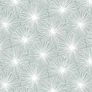 Gardinia Schiebevorhang Bloomy schilfgrün, florales Muster, ideal für Fenstergestaltung.