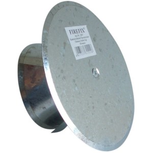 Firefix Kaminlochdeckel, 160 mm Durchmesser, aus Metall. Zubehör für Kamine und Öfen.