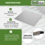 TRUTZHOLM Türschwellenrampe aus Aluminium, geriffelte Oberfläche für sicheren Halt.