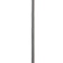 Edelstahl Gartenfackel, bauchige Form, ca. 115cm hoch, für stimmungsvolle Gartendekoration.