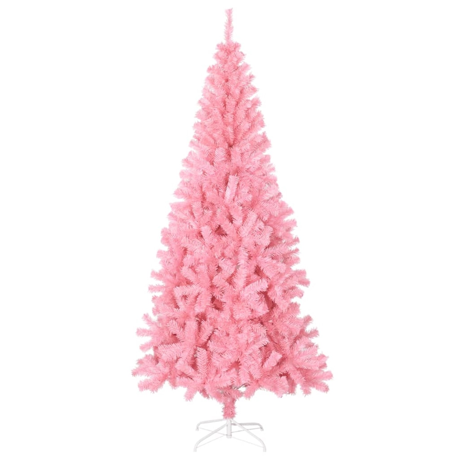 vidaXL Künstlicher Weihnachtsbaum mit Ständer 240 cm PVC Rosa